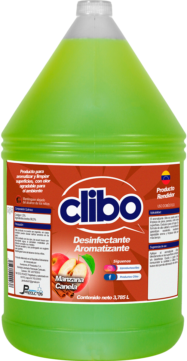 Galones_Clibo_001-Desinfectante_ManzanaCanela